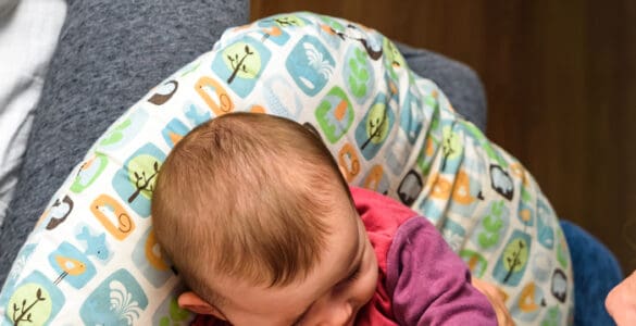 when to stop using breastfeeding pillow