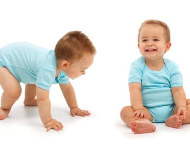 do babies crawl before they sit up