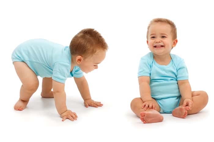 do babies crawl before they sit up